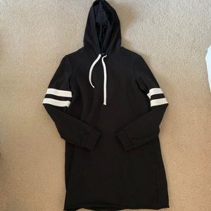 Black Sweatshirt Dress